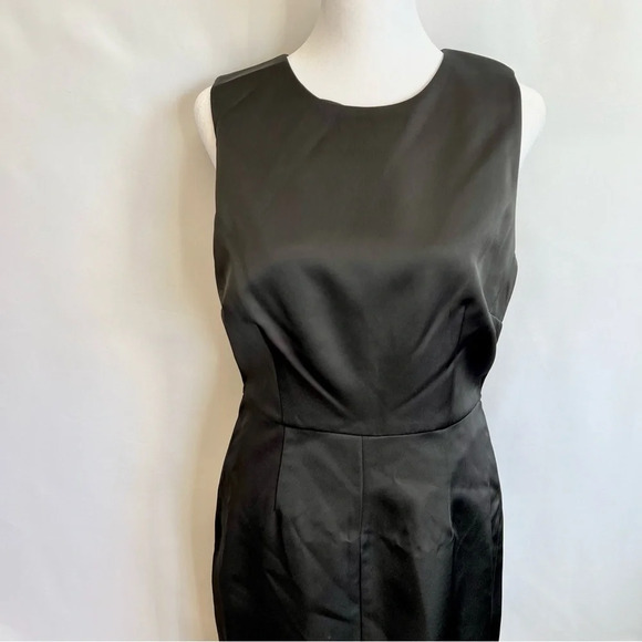 NWT Keepsake The Label Dress Formal Little Black Sleeveless Fringe Size Large - Picture 5 of 14